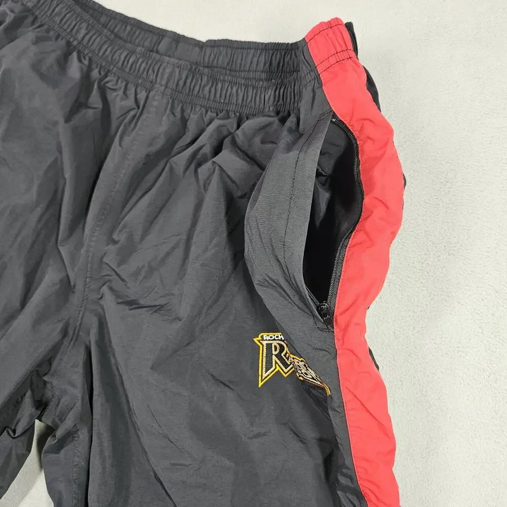 Vintage Rochester Rattlers Track Pants Men’s M New Balance Black MLL Y2K